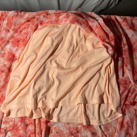 Giffniseti Floral Maxi Dress. Orange and Red tones. 3XL NEW WITH TAGS - Picture 8 of 12